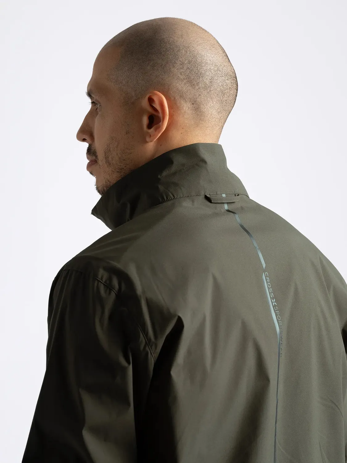 Cross Sportswear Essex windbreaker mörkgrön M långärm