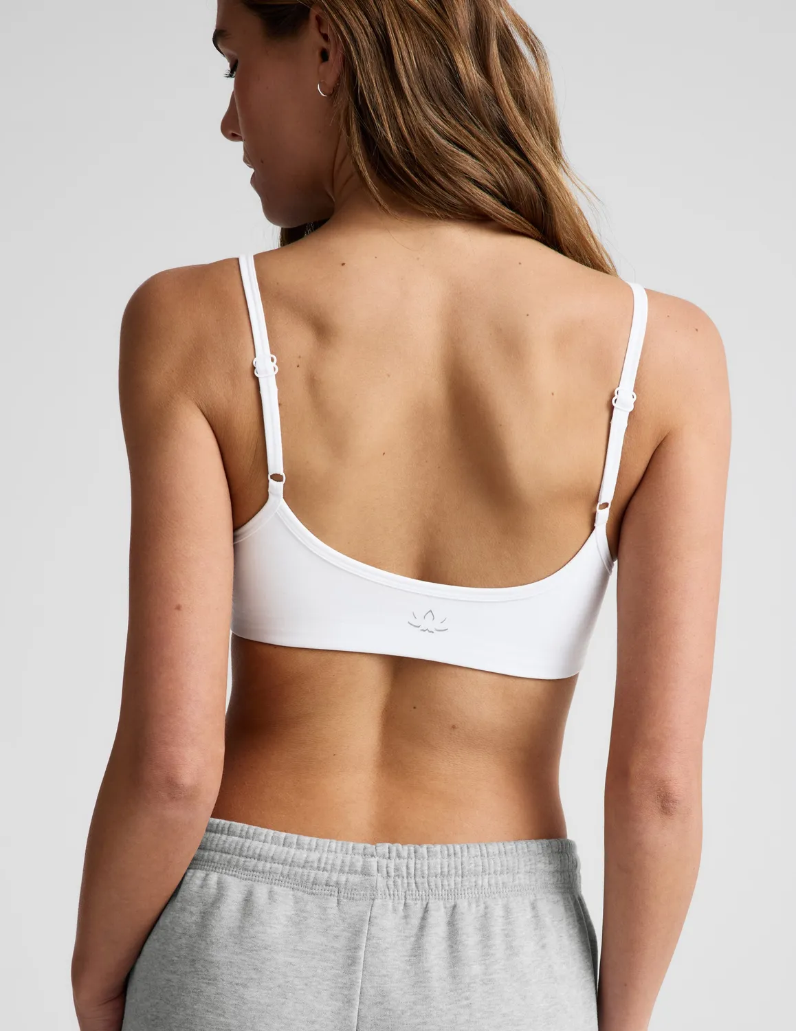 Beyond Yoga Spacedye Forever Bra sport-bh Cloud White vit