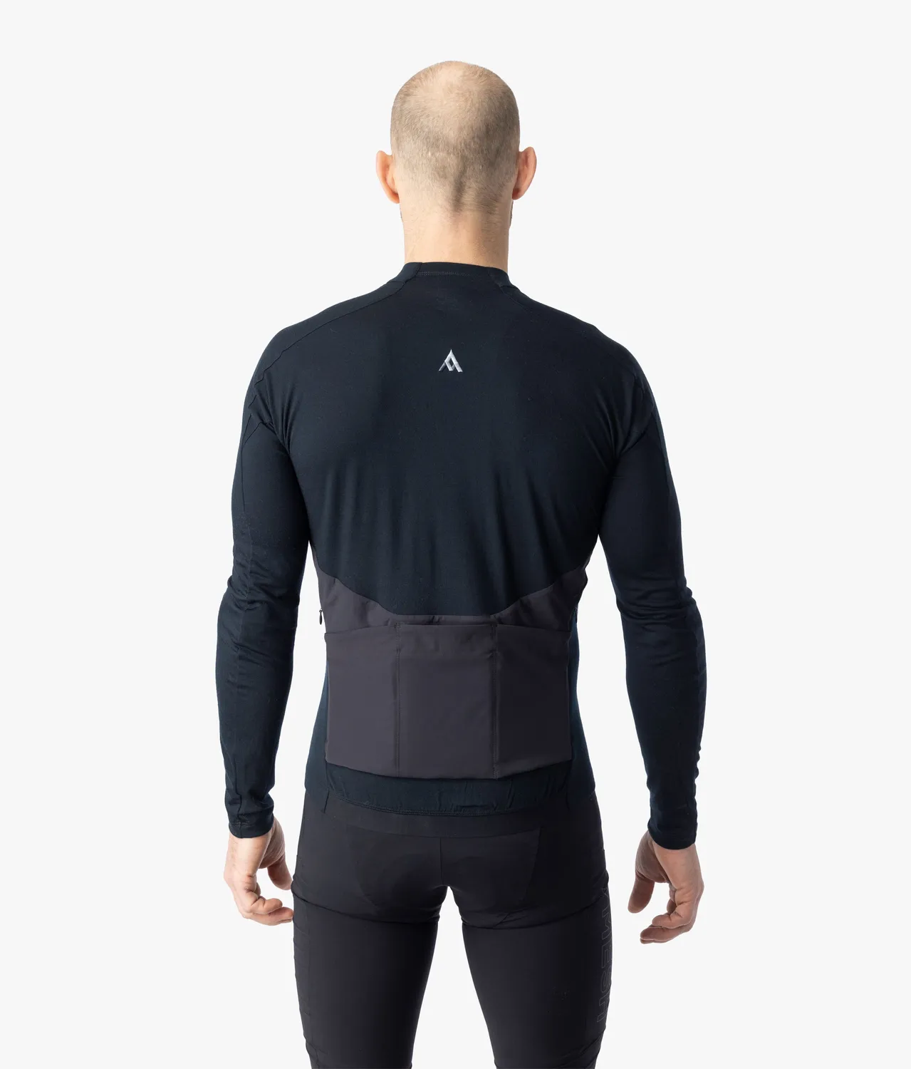 7mesh Ashlu Merino Long Sleeve cykeltröja Black merino