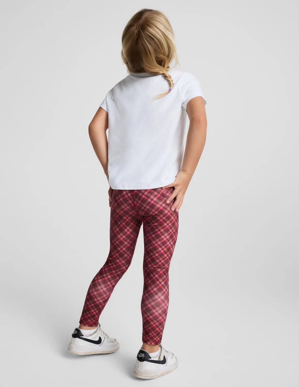 Beyond Yoga SoftMark Toddler Leggings Autumn Argyle mjuk