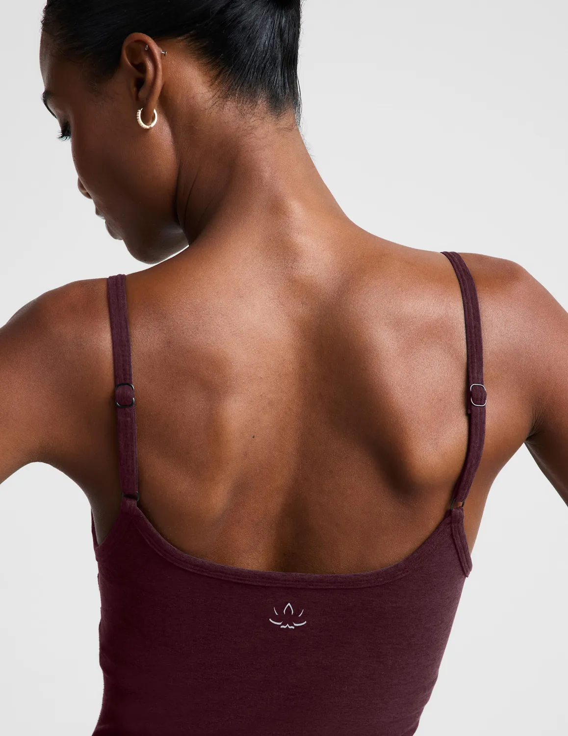 Beyond Yoga Spacedye Uplevel Midi Jumpsuit vinröd Cabernet