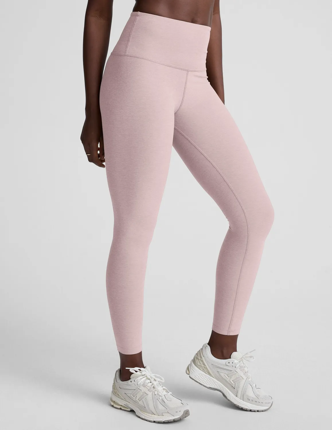 Beyond Yoga Spacedye Caught In The Midi träningstights Pale Pink Heather hög midja