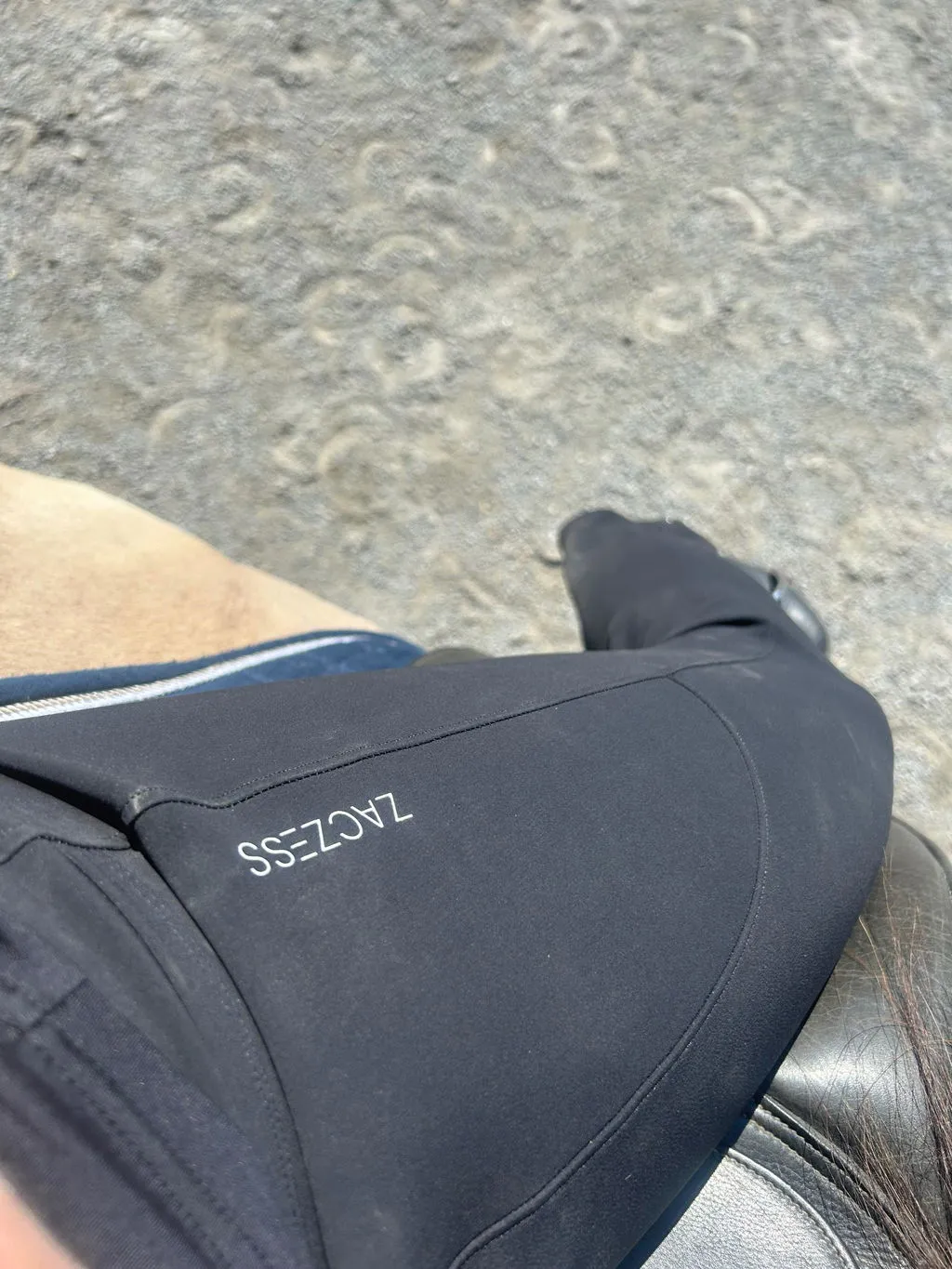 ZacZess BootCut Performance Breeches Ridbyxor Svart hög midja