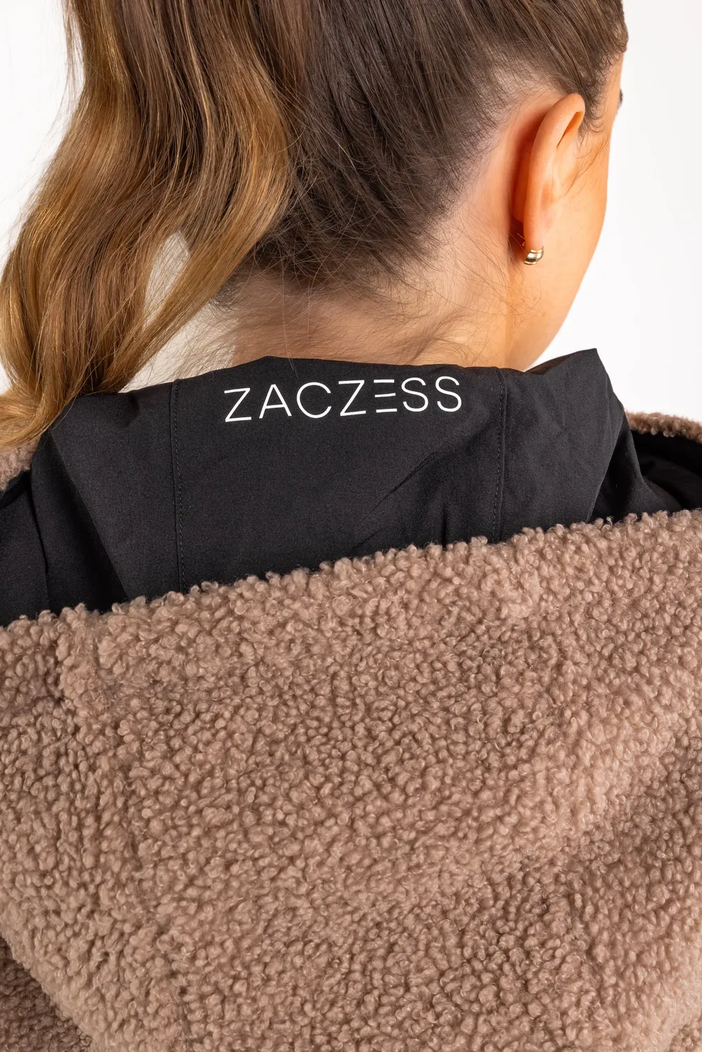 ZacZess Devon pilejacka beige vindstoppande luva