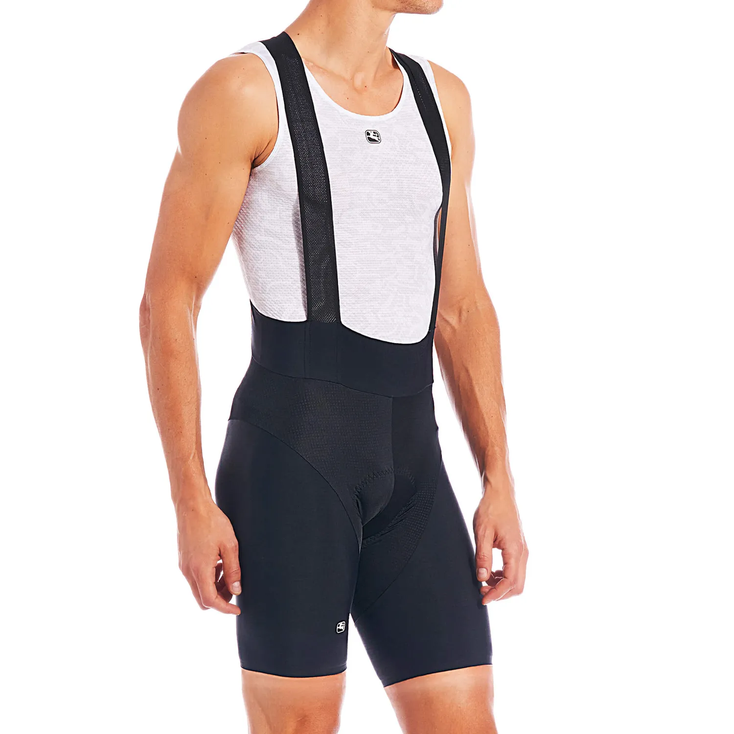 Giordana Lungo cykelbyxa svart med hängslen medium