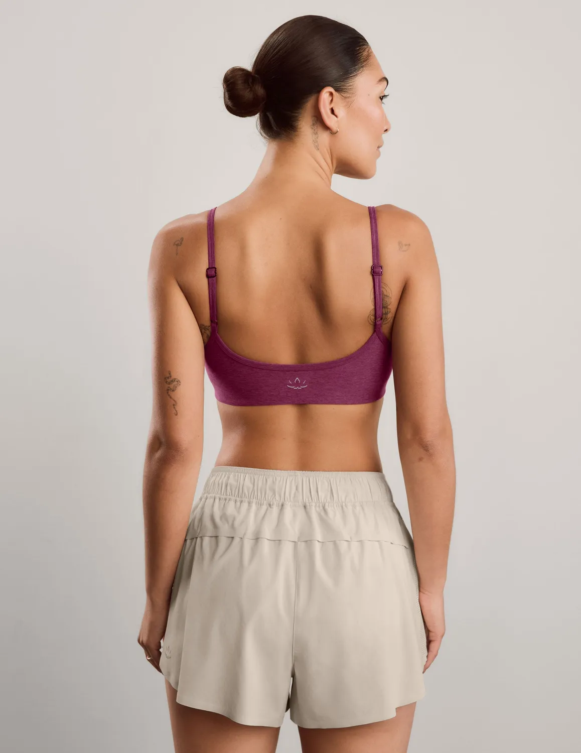 Beyond Yoga Spacedye Forever Bra sport-bh Pomegranate Heather form