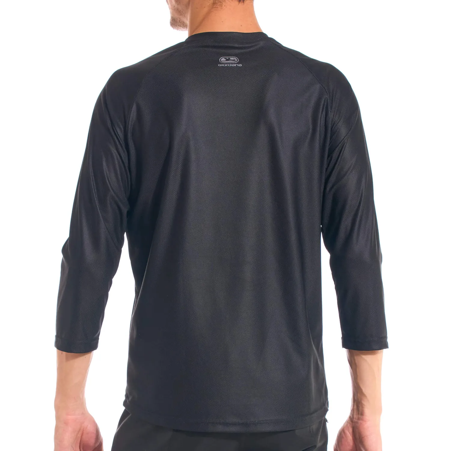 Giordana MTB 3/4 Sleeve cykeltröja svart slitstark