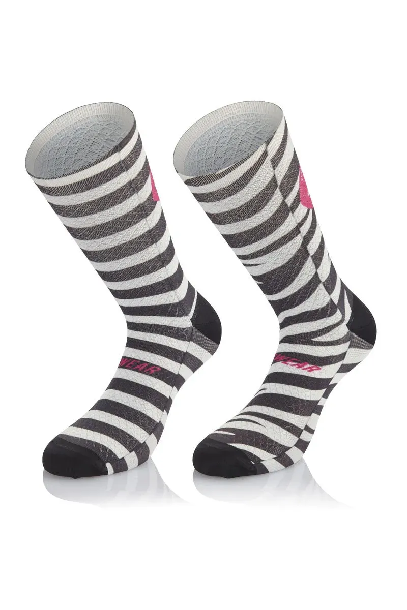 MB Wear Fun Kiss cykelstrumpor mönstrad