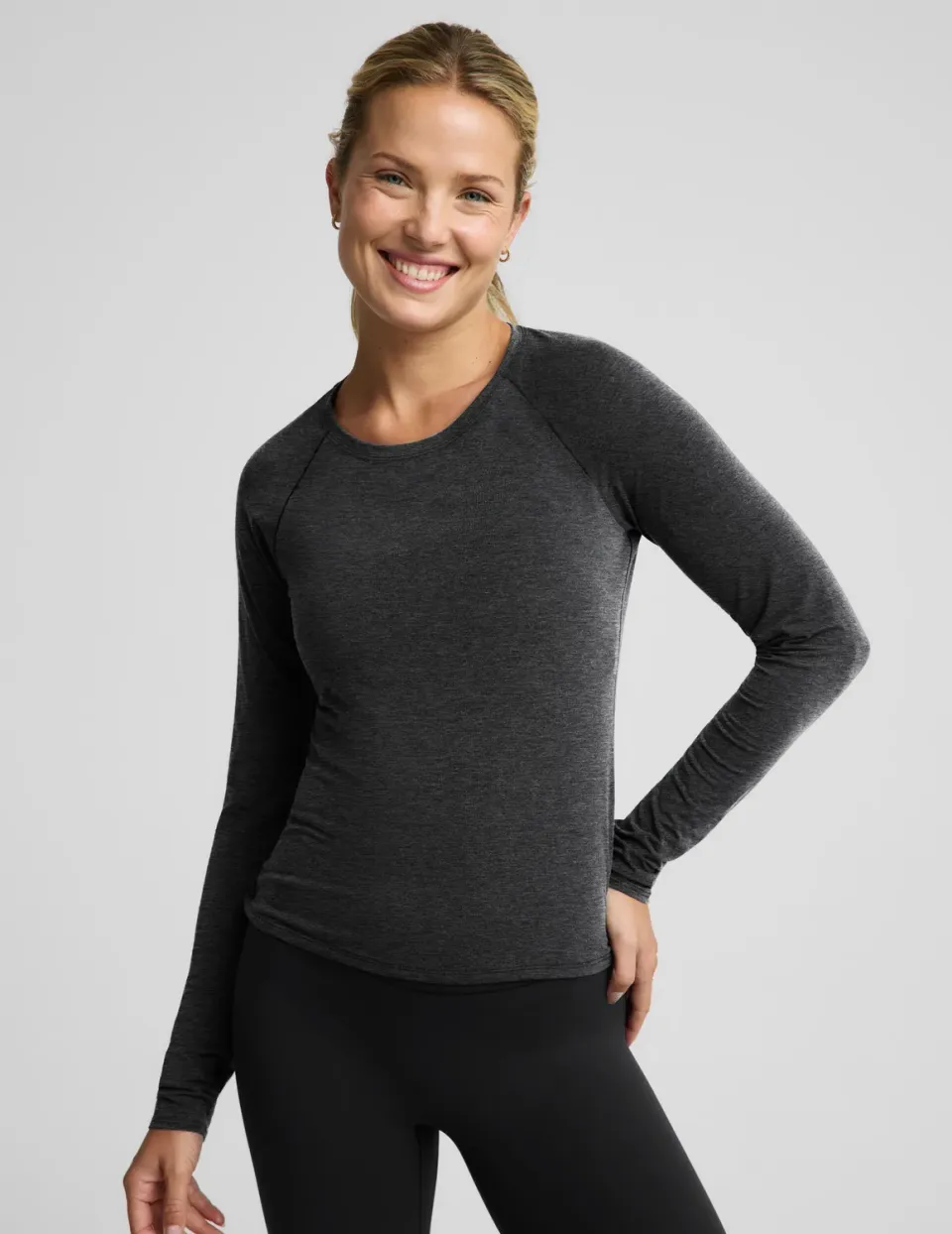 Beyond Yoga Breezeweight Active Long Sleeve träningströja svart