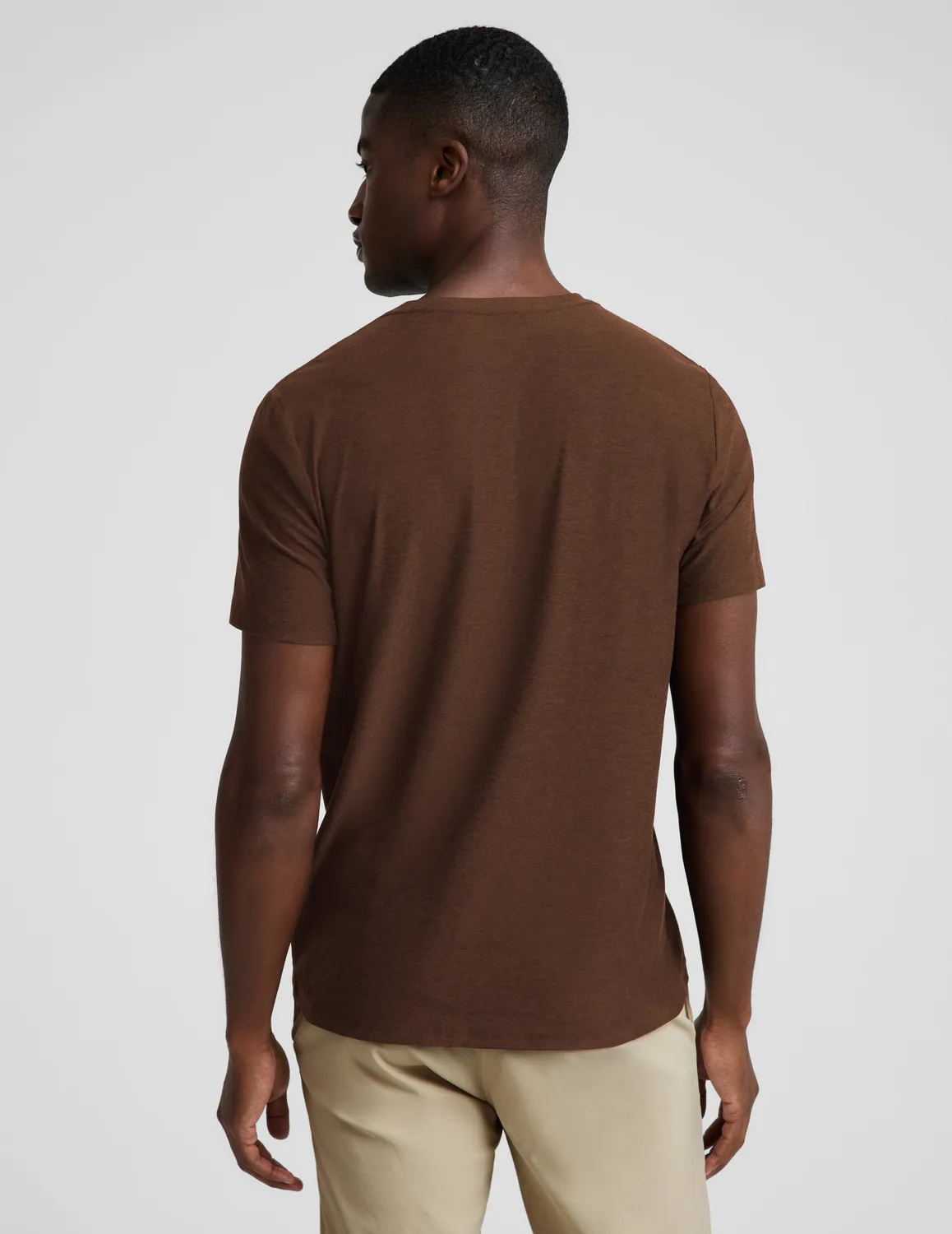 Always Beyond Men's Crew Tee 2.0 t-shirt Espresso lätt