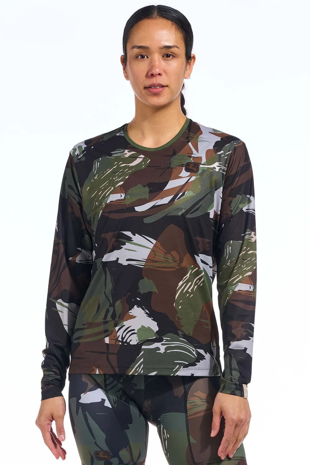 Giordana Brush Camo långärmad graveltröja herr