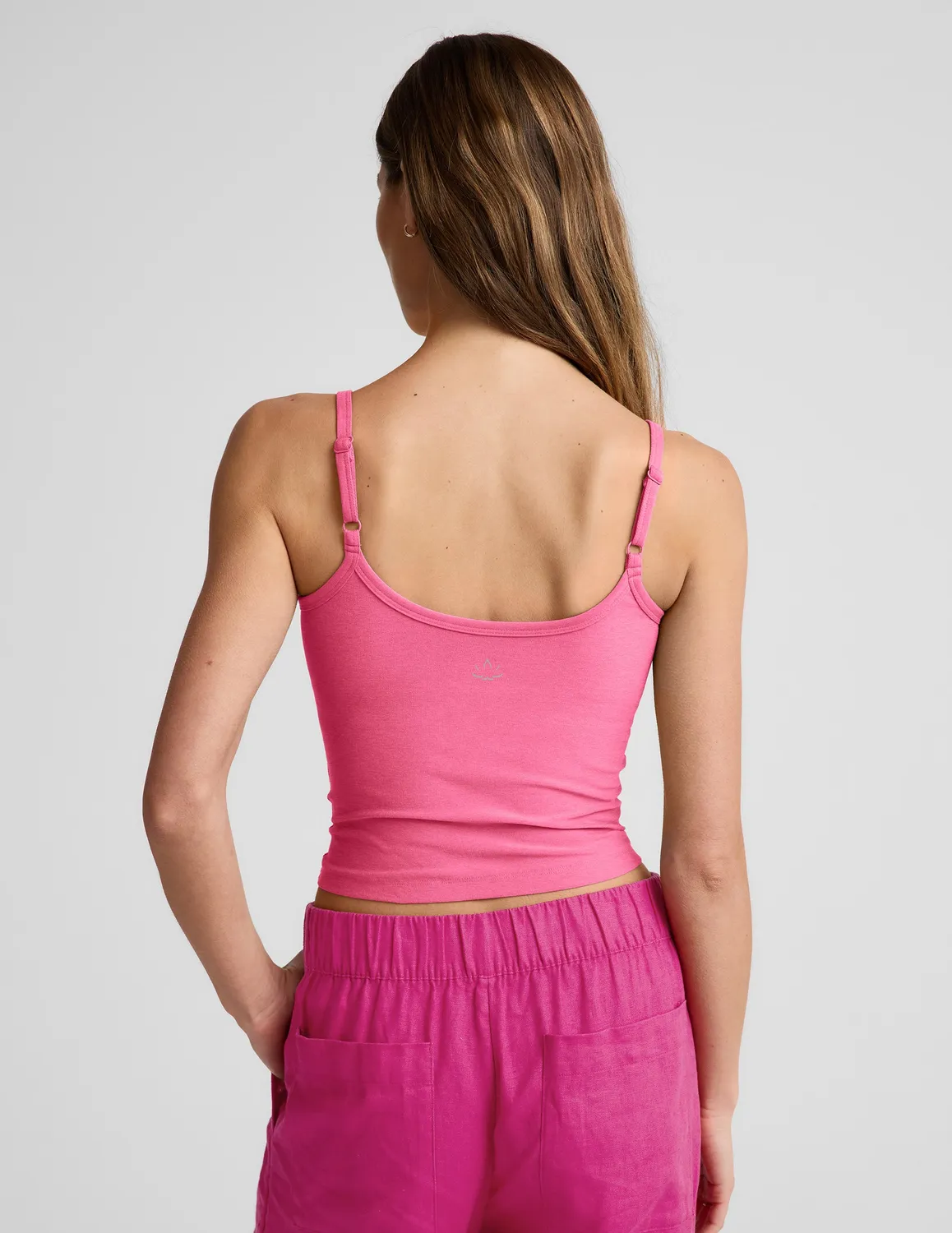 Beyond Yoga Spacedye Forever Tank topp Luscious Pink med bh