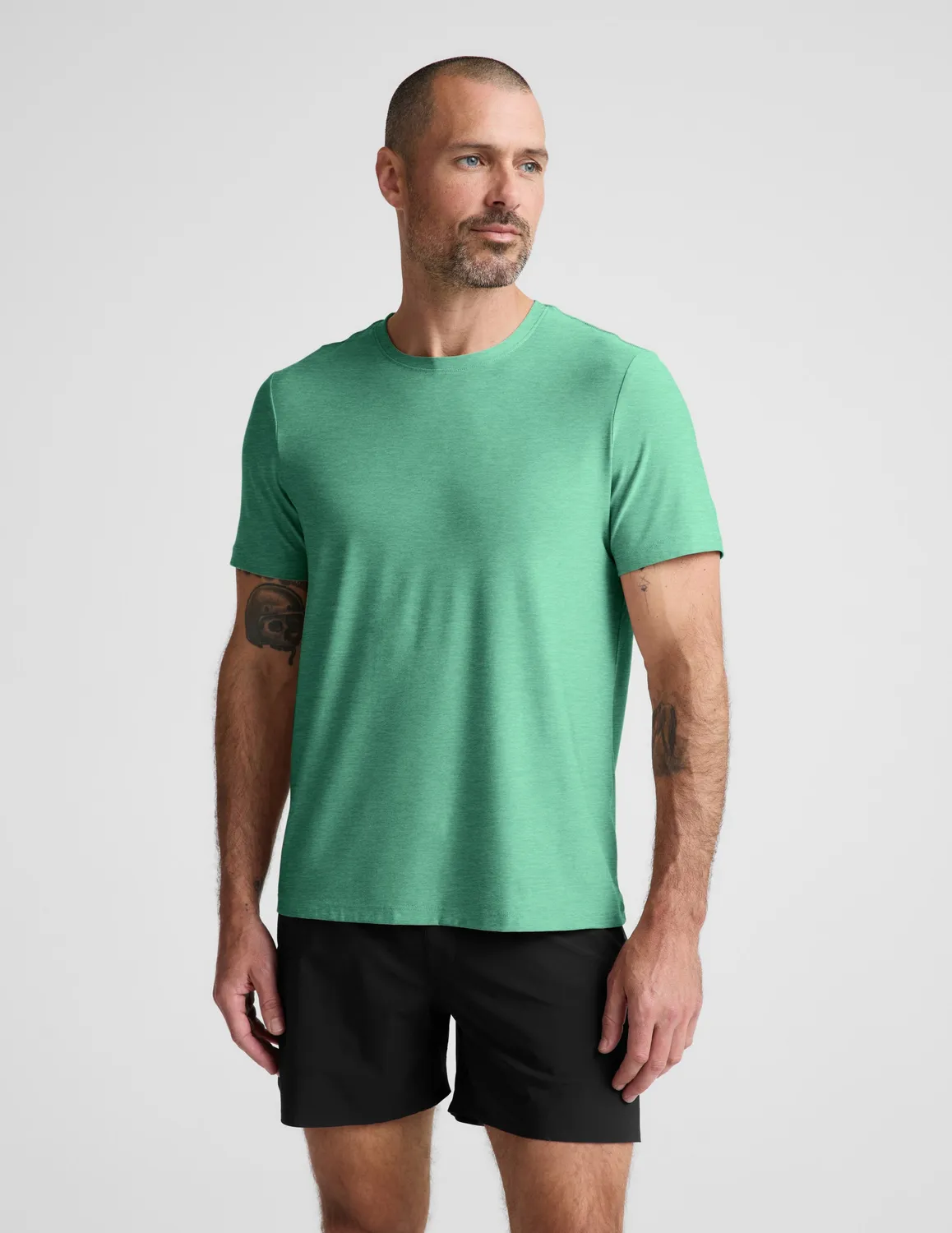 Beyond Yoga Always Beyond Crew Tee 2.0 t-shirt emerald lätt