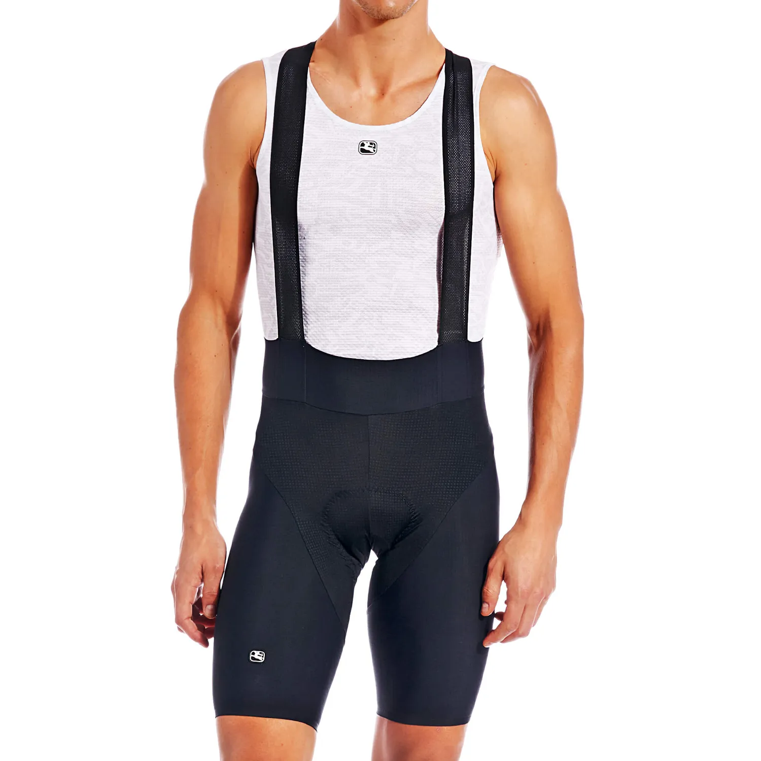 Giordana Lungo cykelbyxa svart med hängslen medium