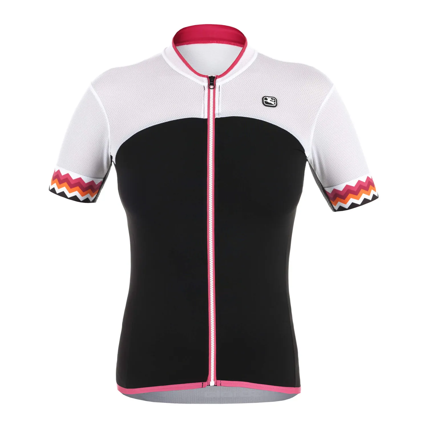 Giordana Lungo Zig Zag Jersey cykeltröja dam Pink S