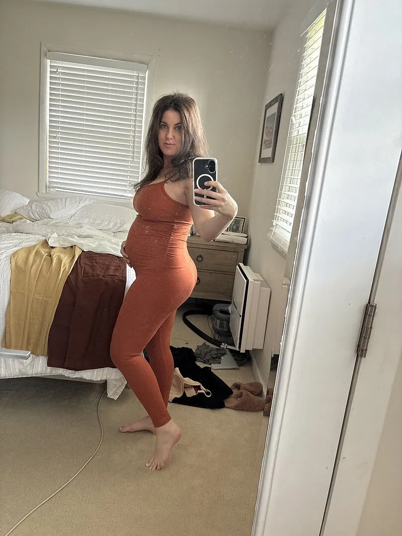 Beyond Yoga Spacedye Uplevel gravidjumpsuit grå mediumstöd
