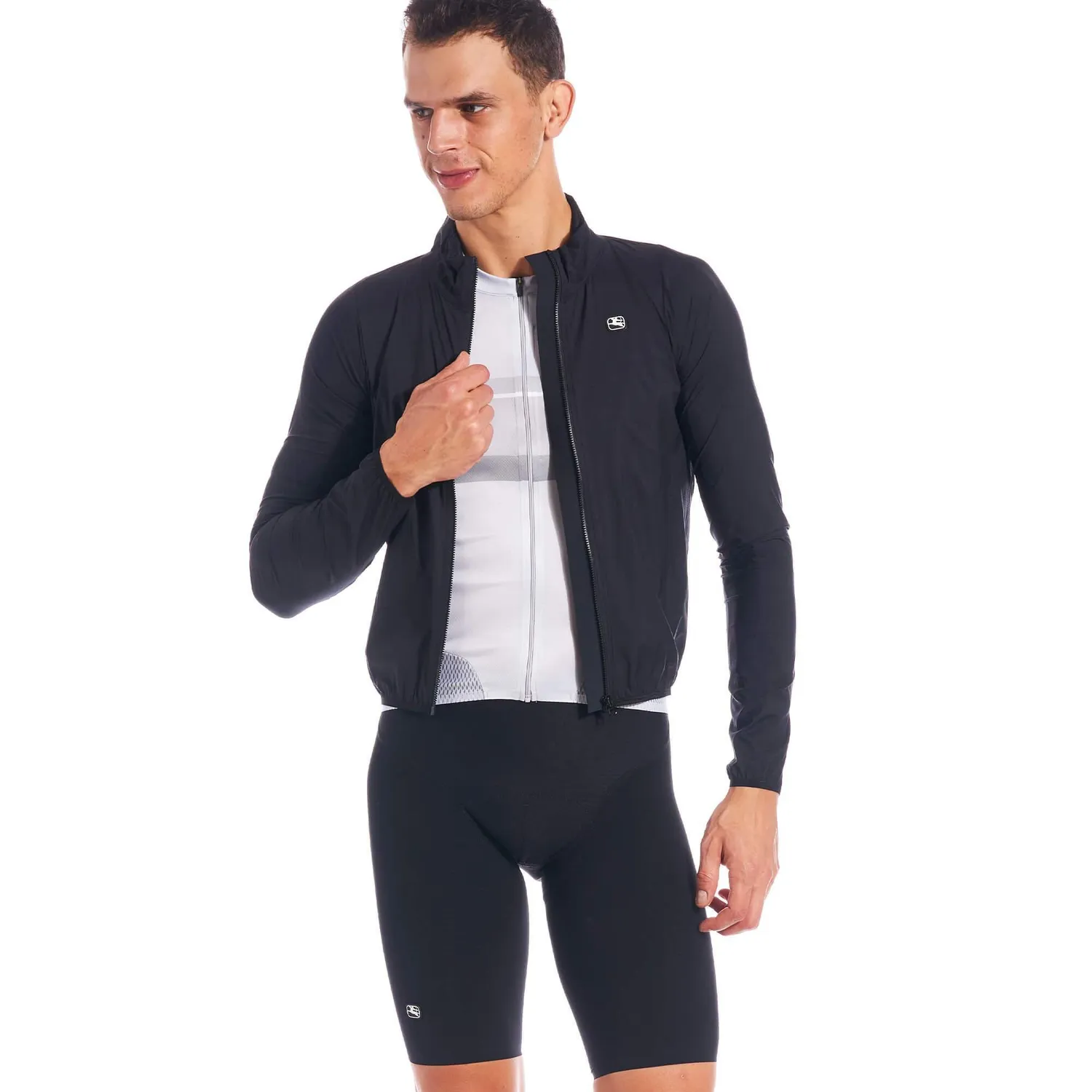 Giordana NX-G vindjacka svart vindtät packbar