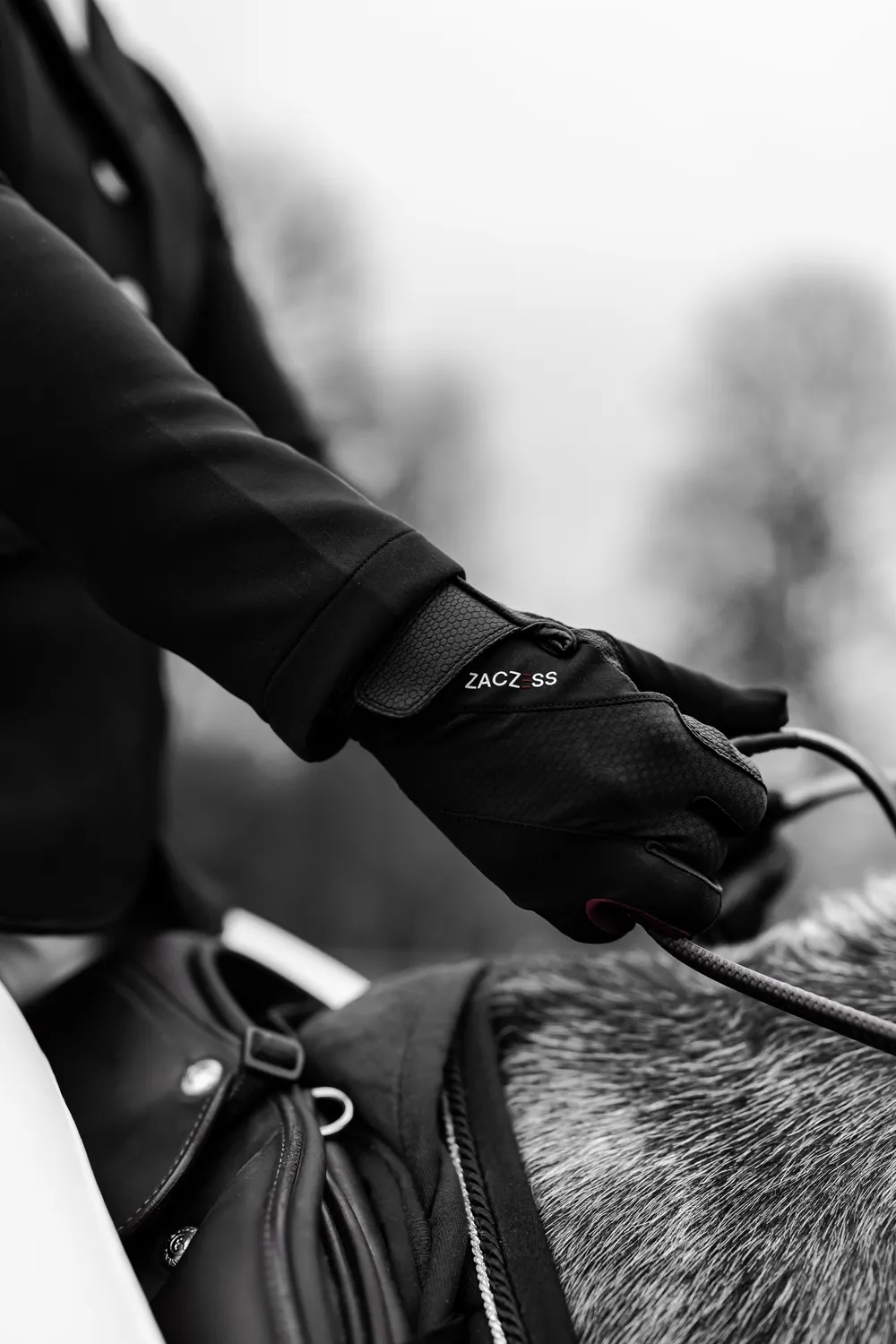 ZacZess Flex Glove ridhandske svart touchscreen