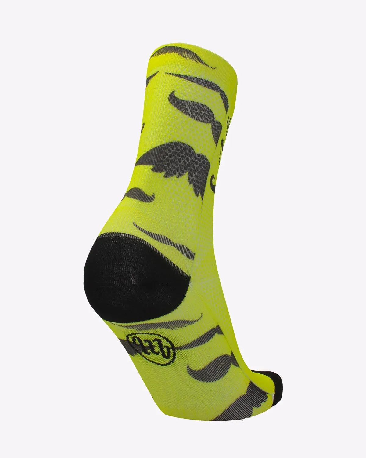 MB Wear Fun Mustache cykelstrumpor Mustache mönstrade