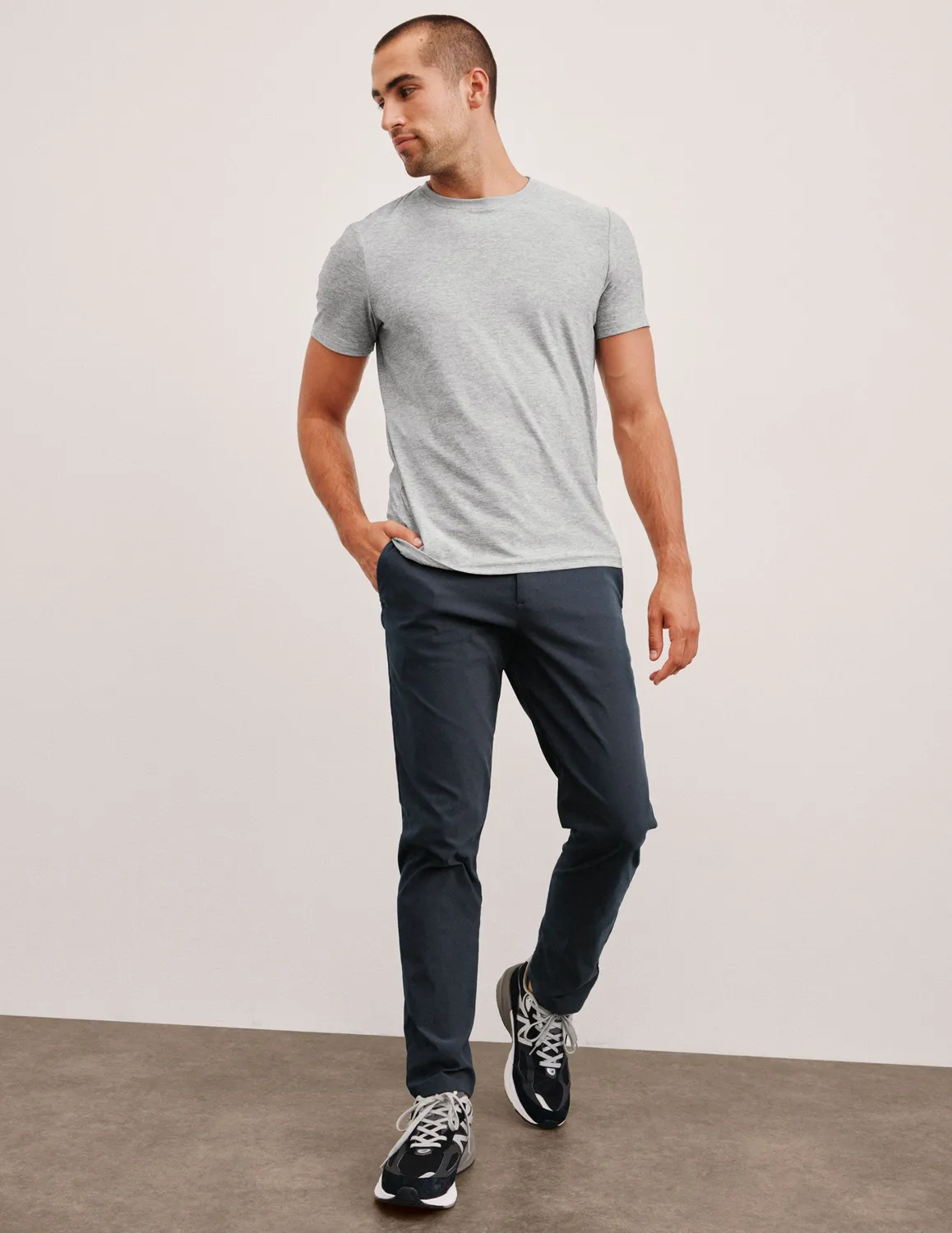Beyond Yoga Element Chino 30 byxor Nocturnal Navy