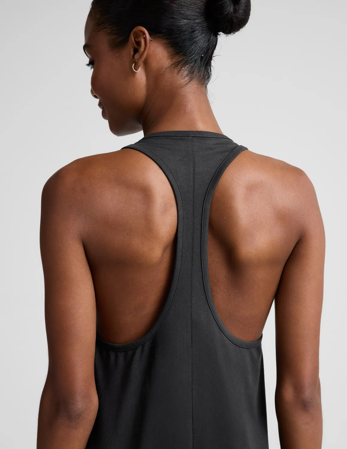Beyond Yoga A Cut Above Racerback Maxi Dress svart