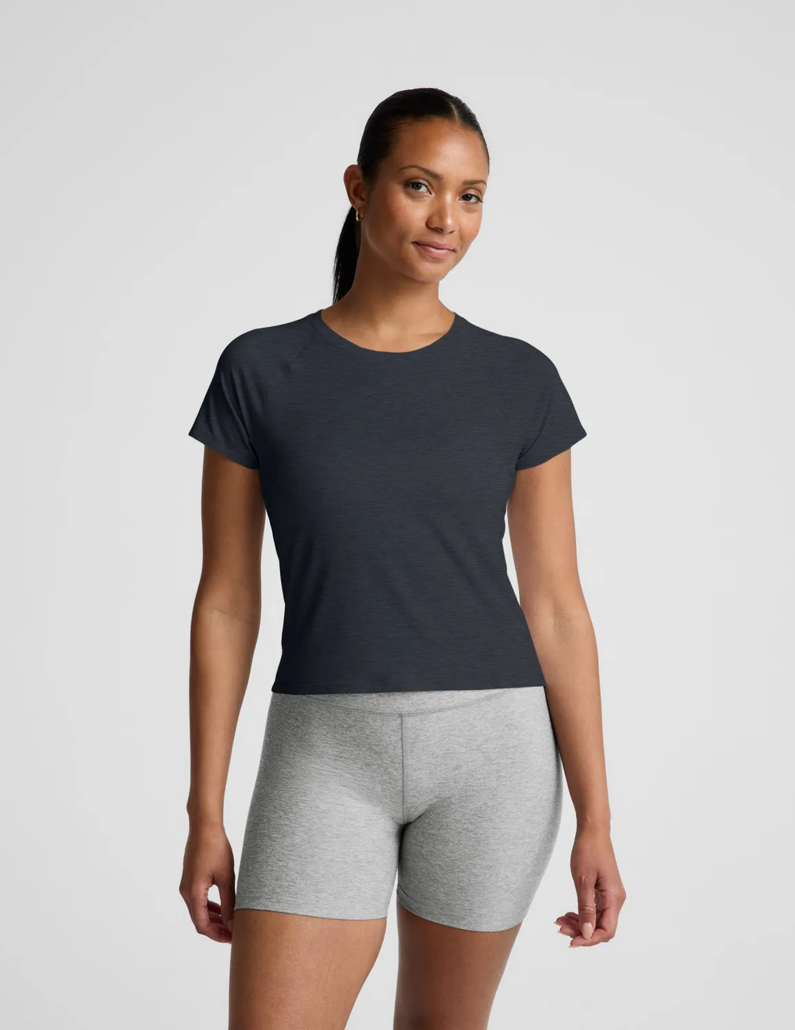 Beyond Yoga Breezeweight Active Short Sleeve Tee t-shirt Nocturnal Navy lätt