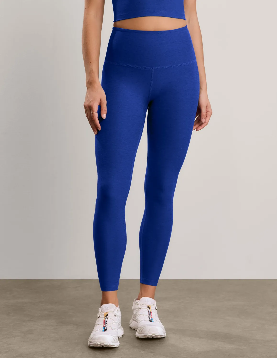 Beyond Yoga Spacedye Caught In The Midi High Waisted leggings Ultra Blue mjuk