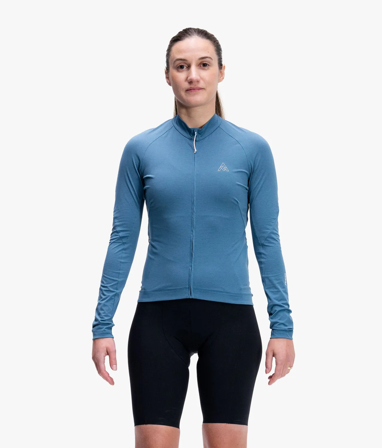 7MESH Atlas långärmad cykeltröja fickor med dragkedja