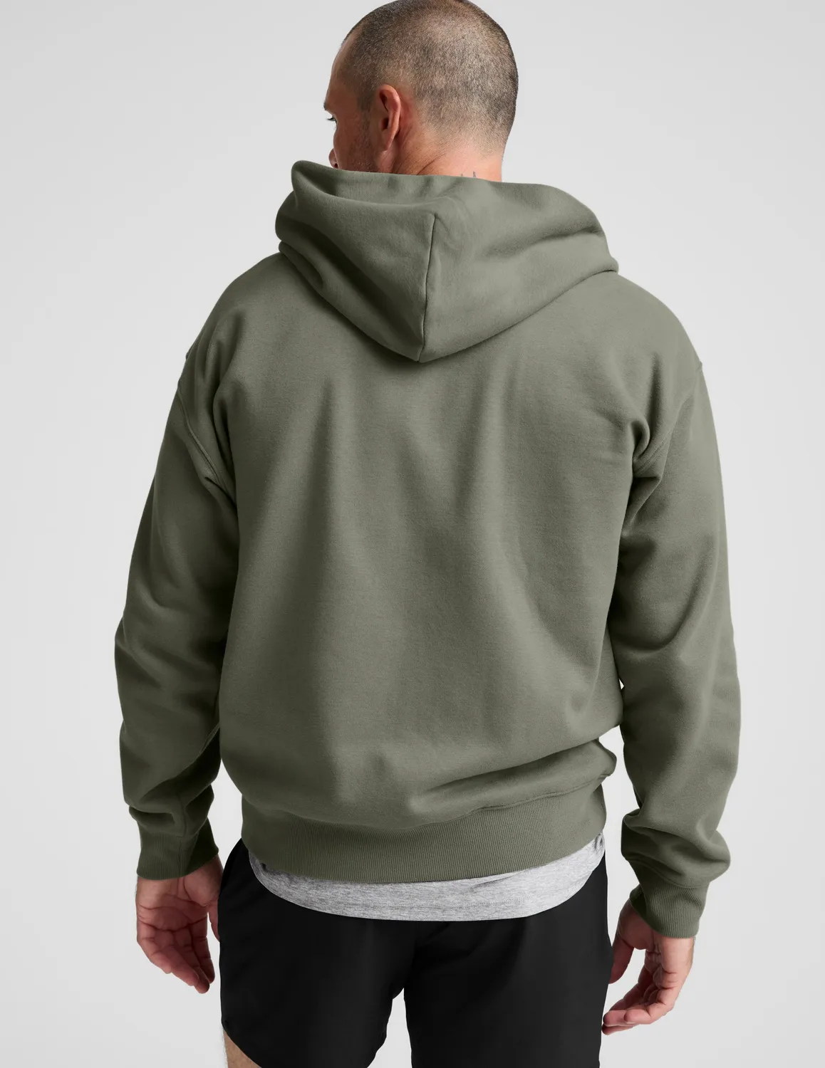 Beyond Yoga LuxeFleece Full Zip hoodie dusk basil fleece