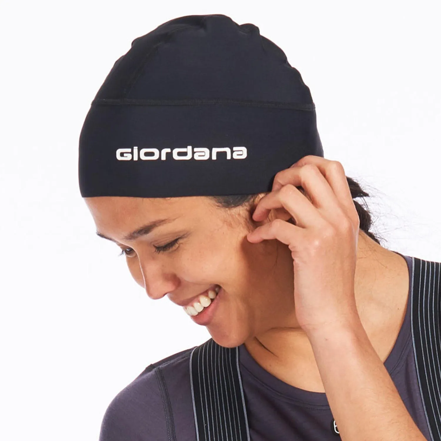 Giordana Skull Cap hjälmmössa svart värme