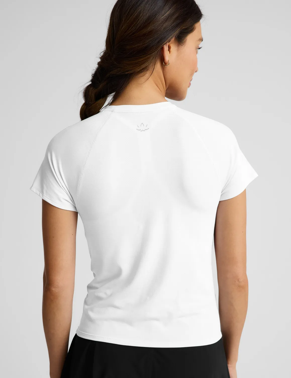 Beyond Yoga Breezeweight Active Short Sleeve Tee t-shirt vit lätt
