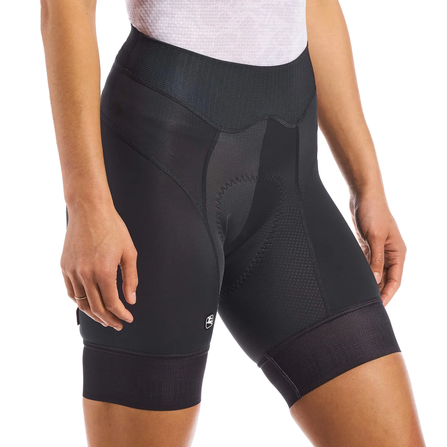 Giordana FR-C Pro Short cykelbyxor dam kort ben olivgrön kompression
