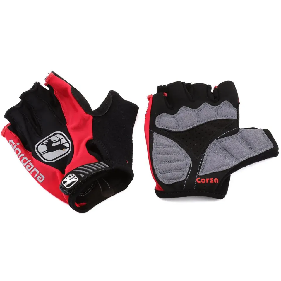 Giordana Corsa Glove cykelhandskar svart korta dam