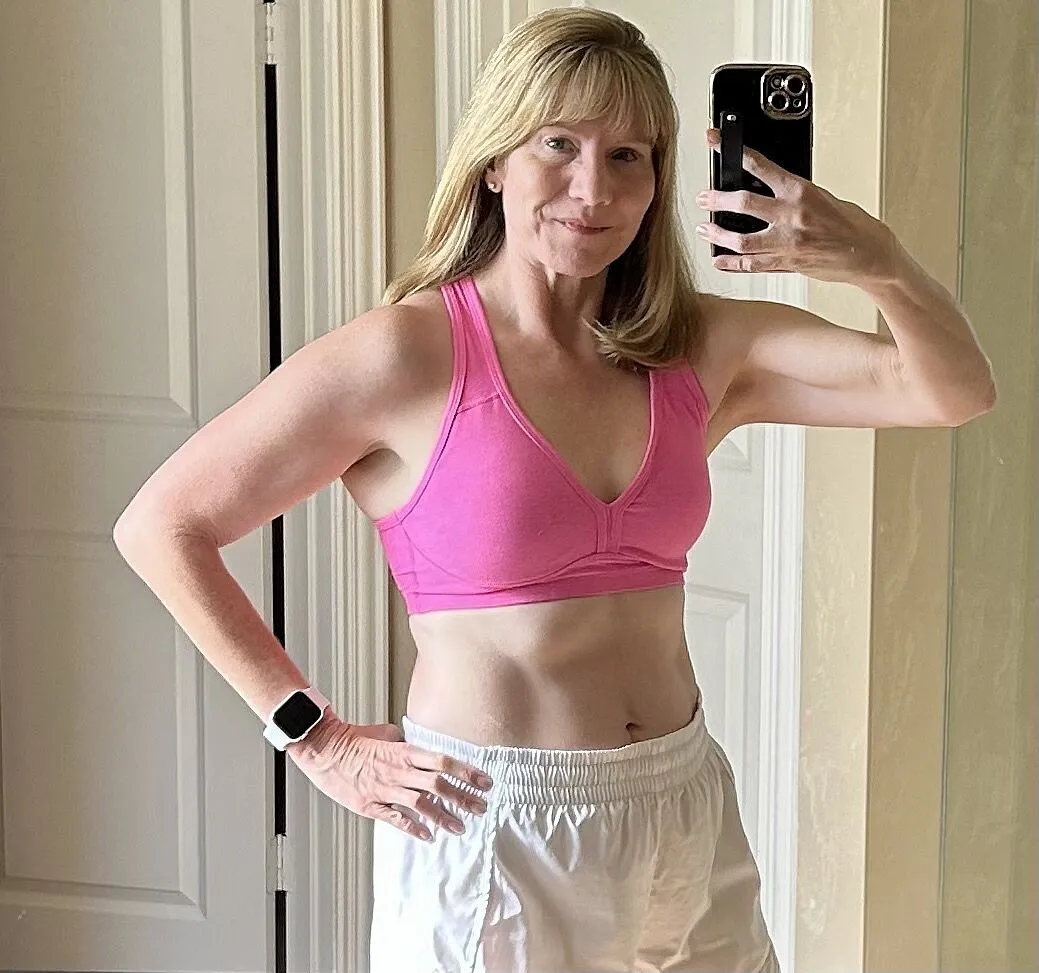 Beyond Yoga Spacedye Lift Your Spirits Bra sportbehå Storm Heather