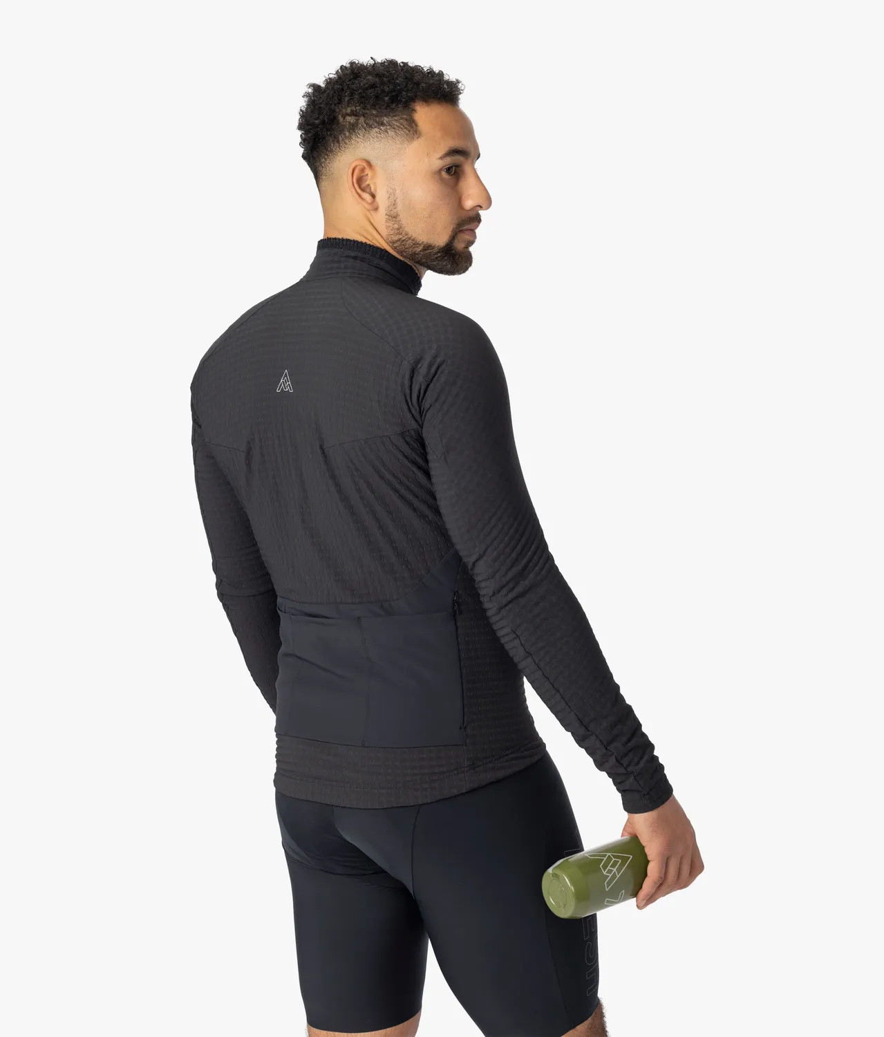 7MESH Seton långärmad cykeltröja svart thermal