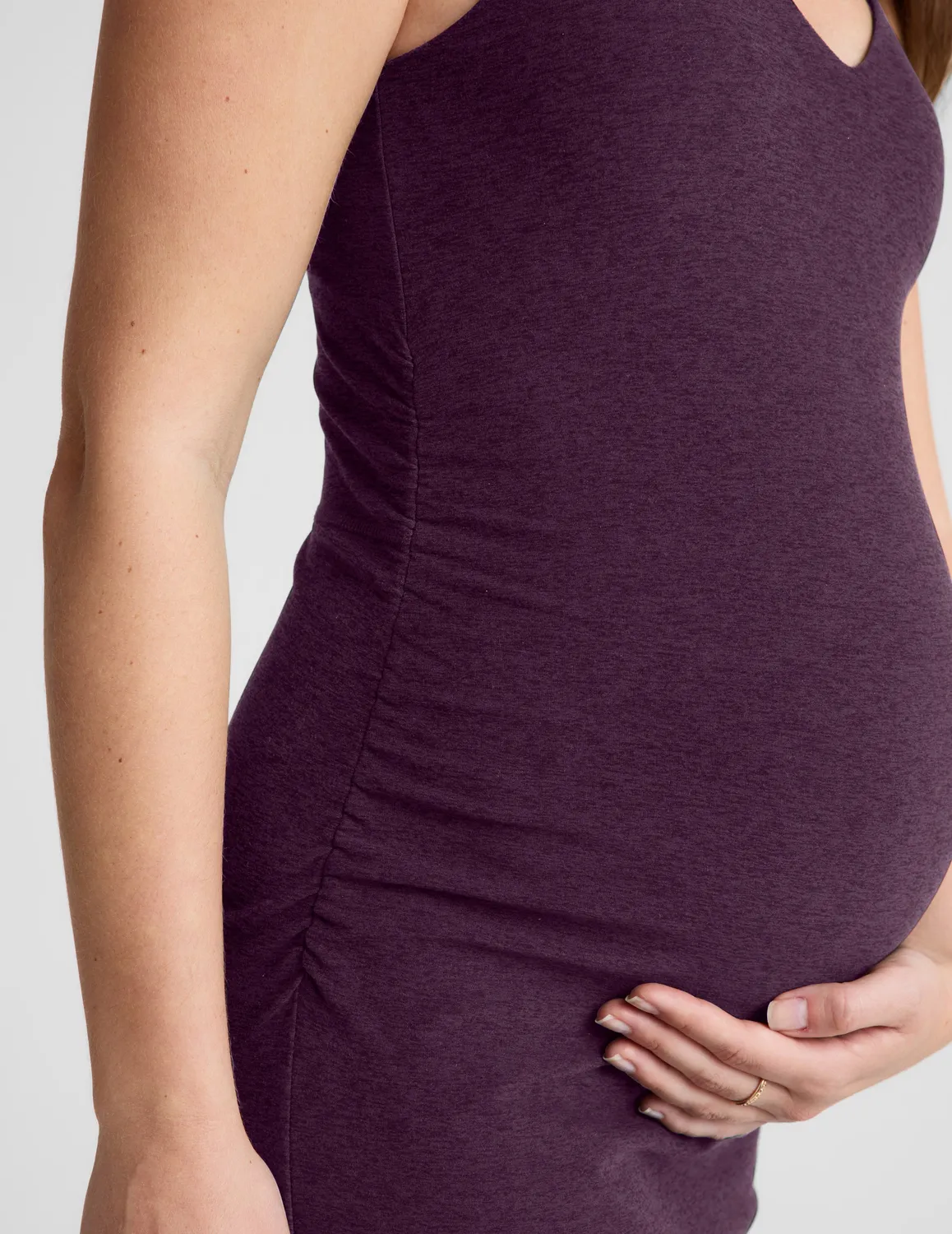 Beyond Yoga Spacedye Inspire Maternity Midi mammaklänning lila