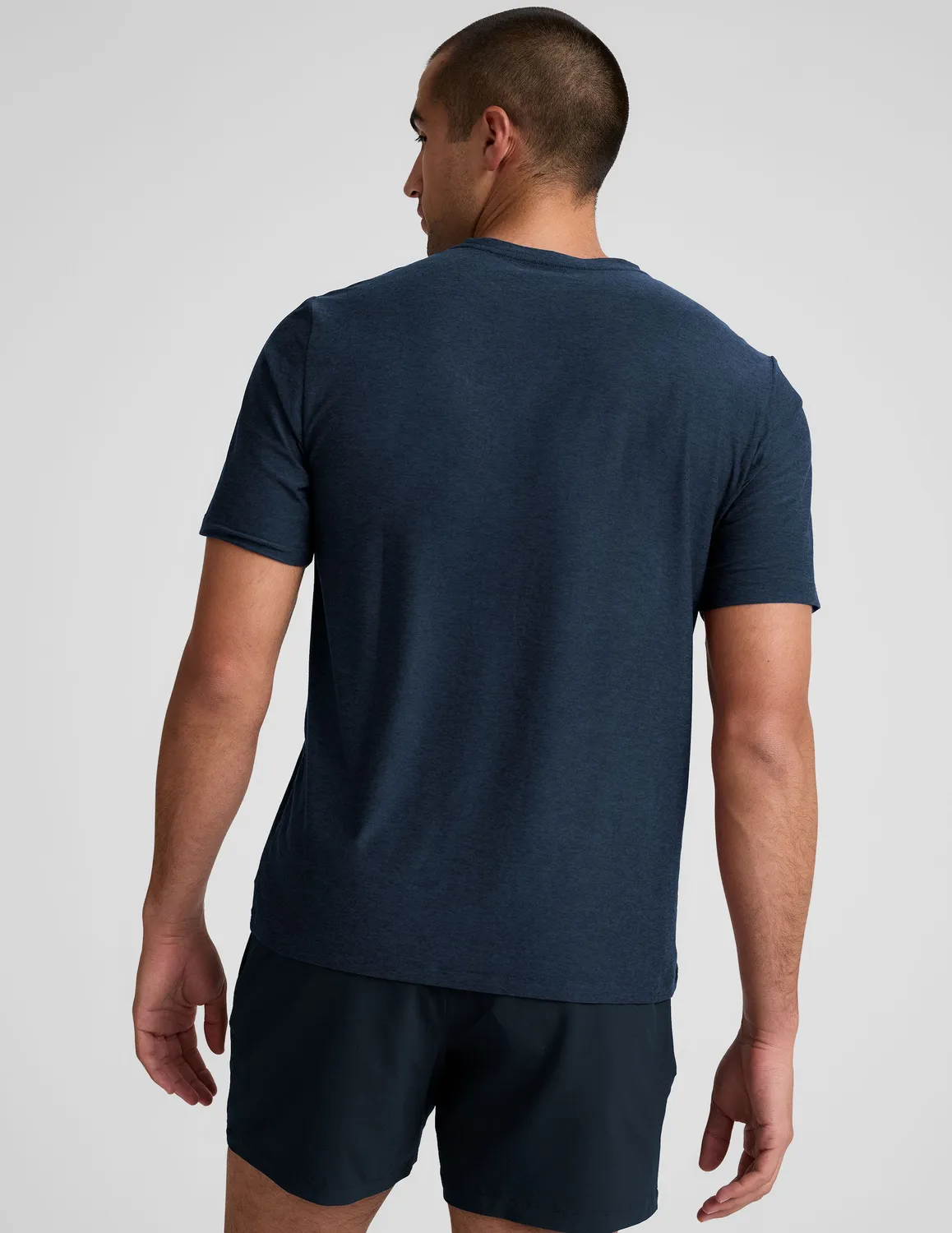 Beyond Yoga Always Beyond Crew t-shirt herr Nocturnal Navy