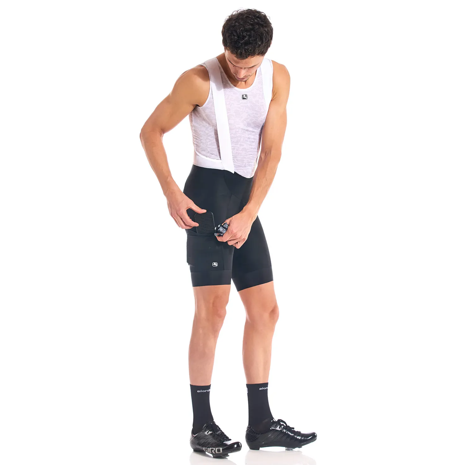 Giordana Vero Pro Cargo bibshorts svart fickor