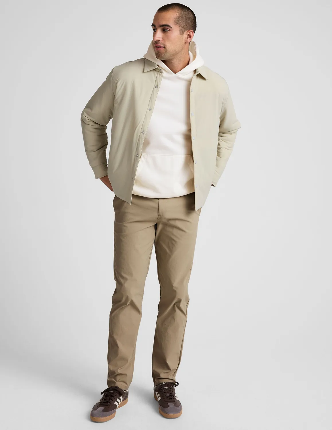 Beyond Yoga Element Men's Chino Trouser 32 chinos Tan