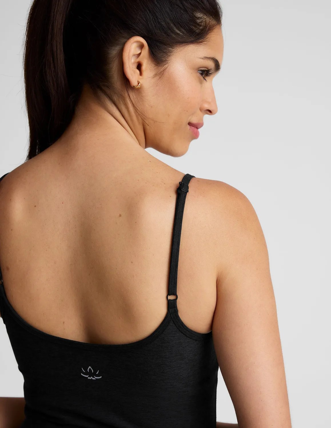 Beyond Yoga Spacedye Forever Tank linne Darkest Night med bh