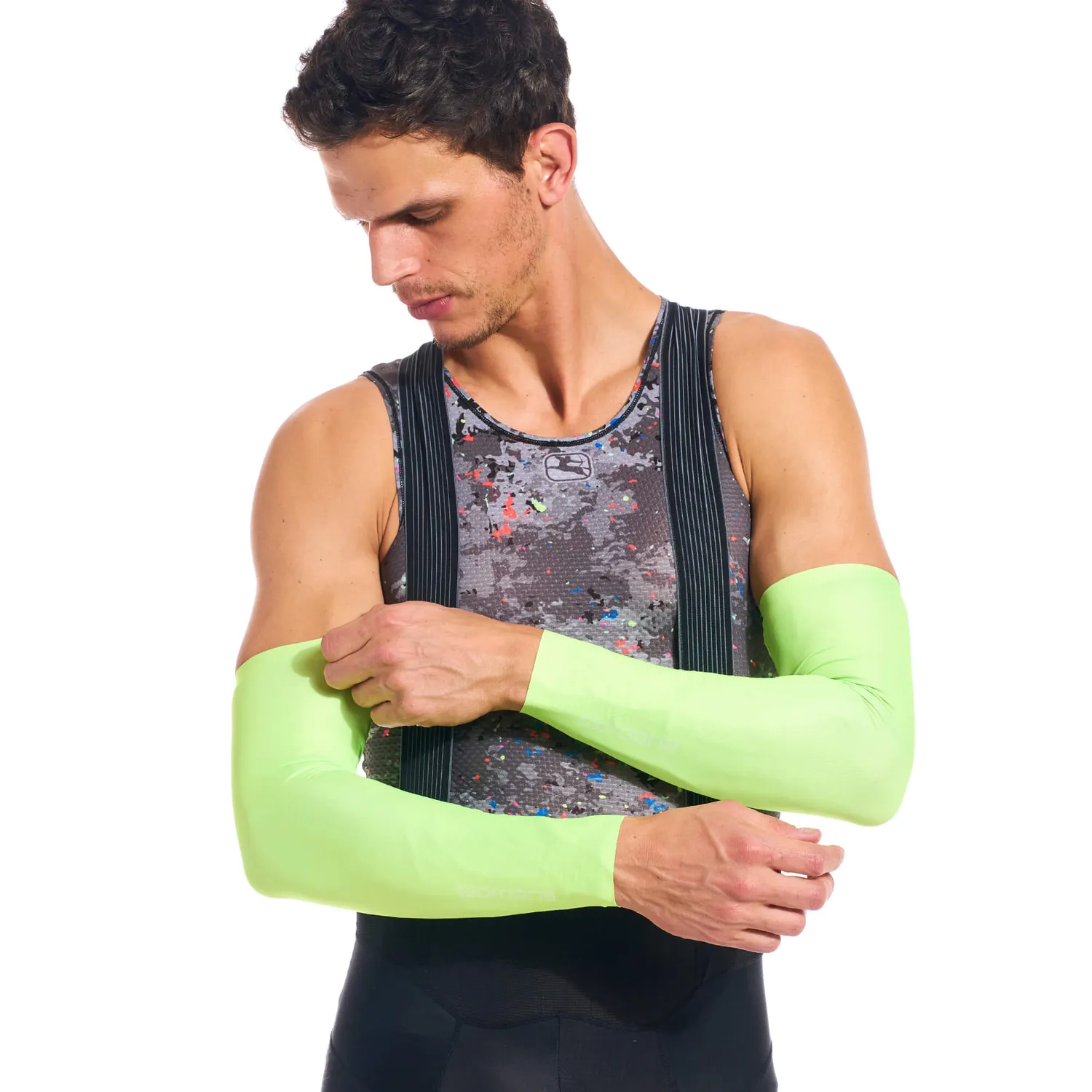 Giordana Neon solärmar neonorange UPF 50+