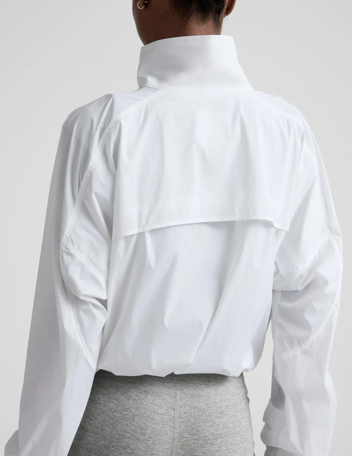 Beyond Yoga Places To Go Half Zip jacka vit UPF 50+