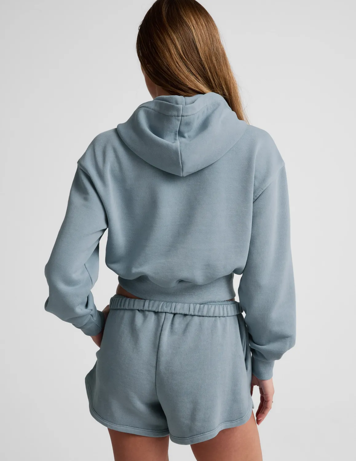 Beyond Yoga Fade Out hoodie Washed After Dark Navy relaxed