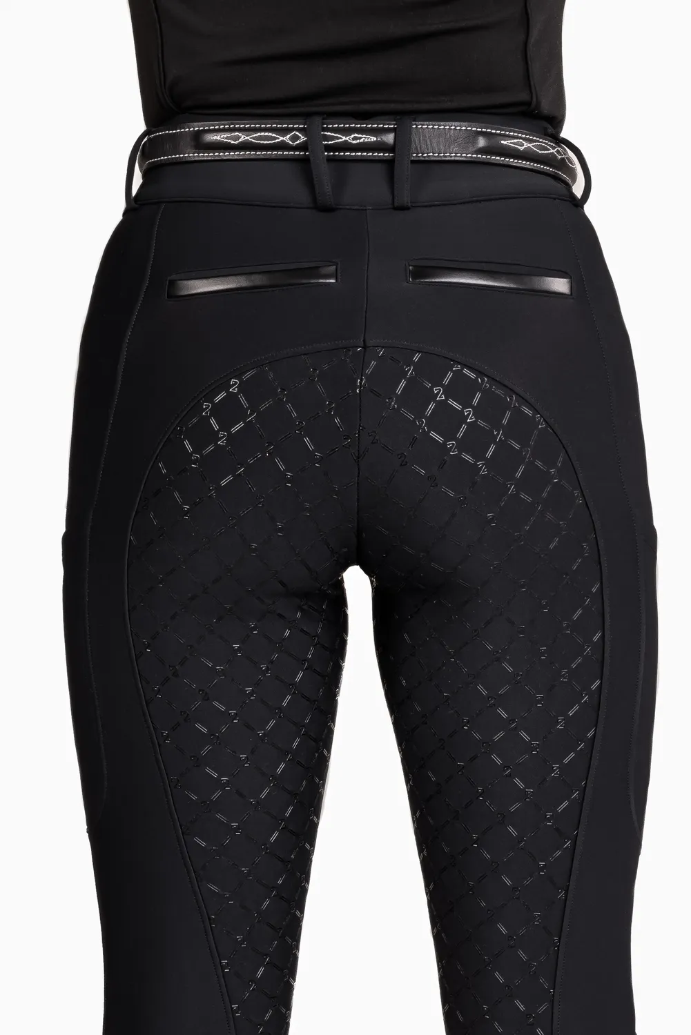 ZacZess Bombay Soft ridbyxor svart med mobilfickor stretch