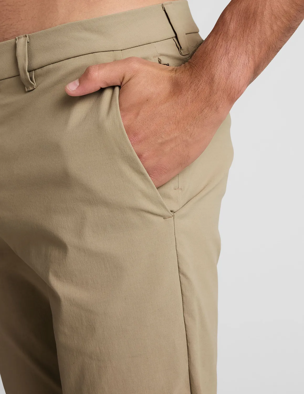 Beyond Yoga Element Men's Chino Trouser 32 chinos Tan