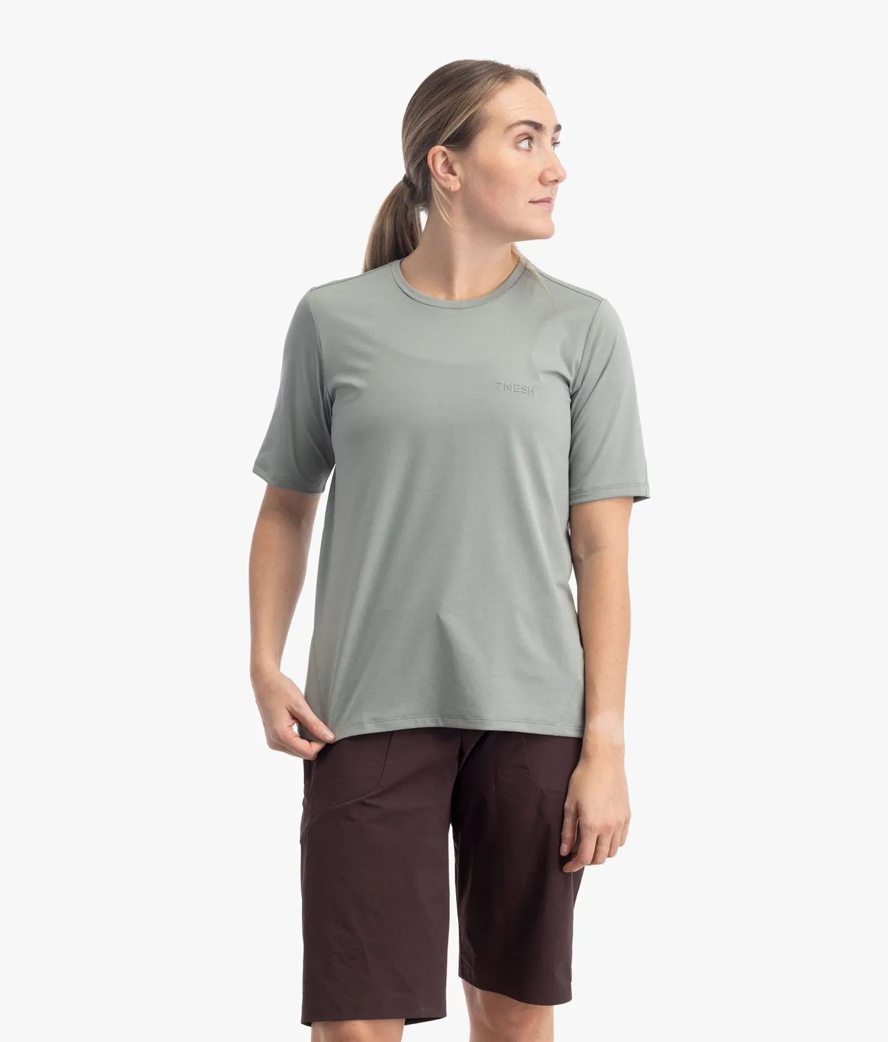 7MESH Atlas Short Sleeve Shirt dam t-shirt svart UPF30+
