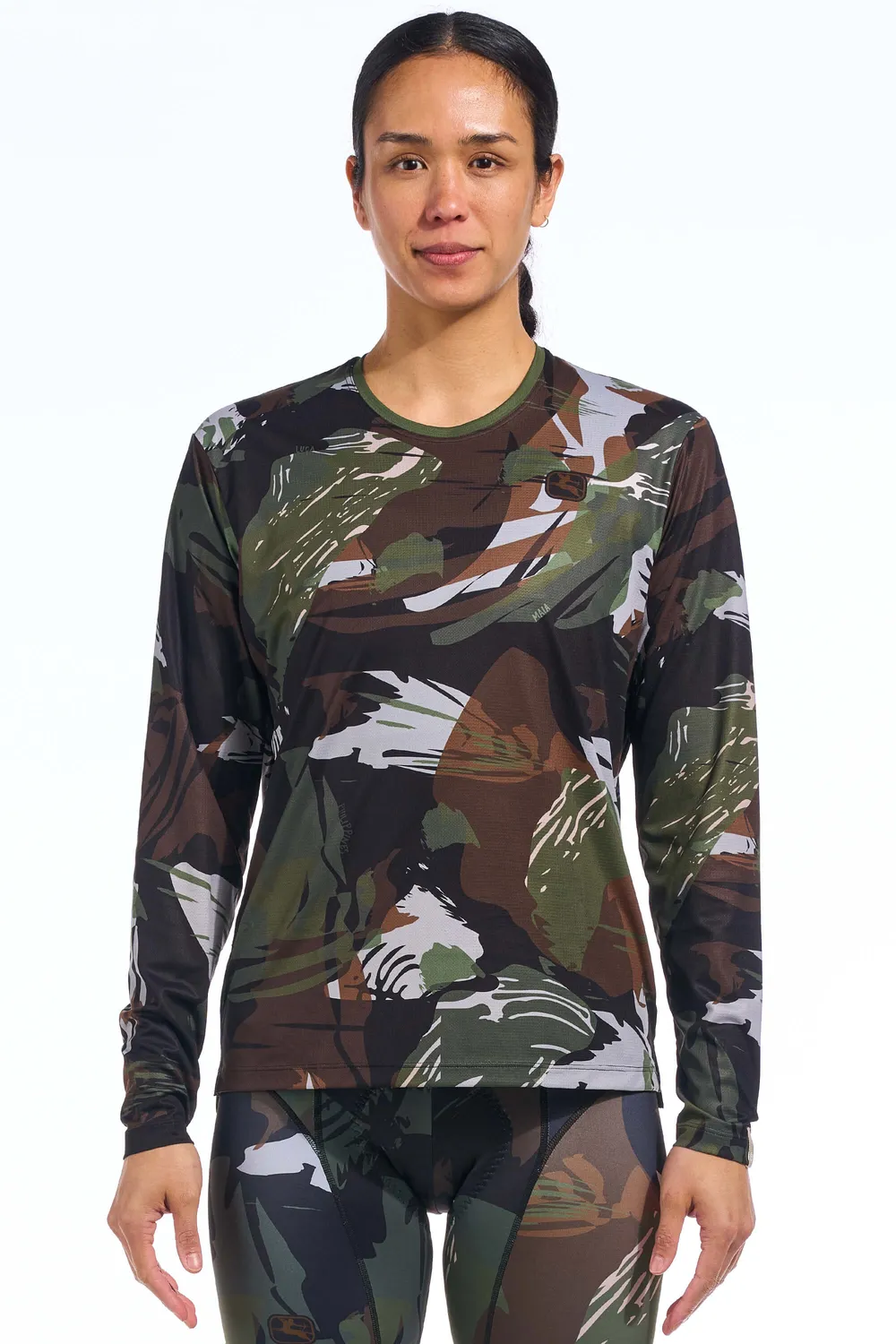 Giordana Brush Camo långärmad graveltröja herr