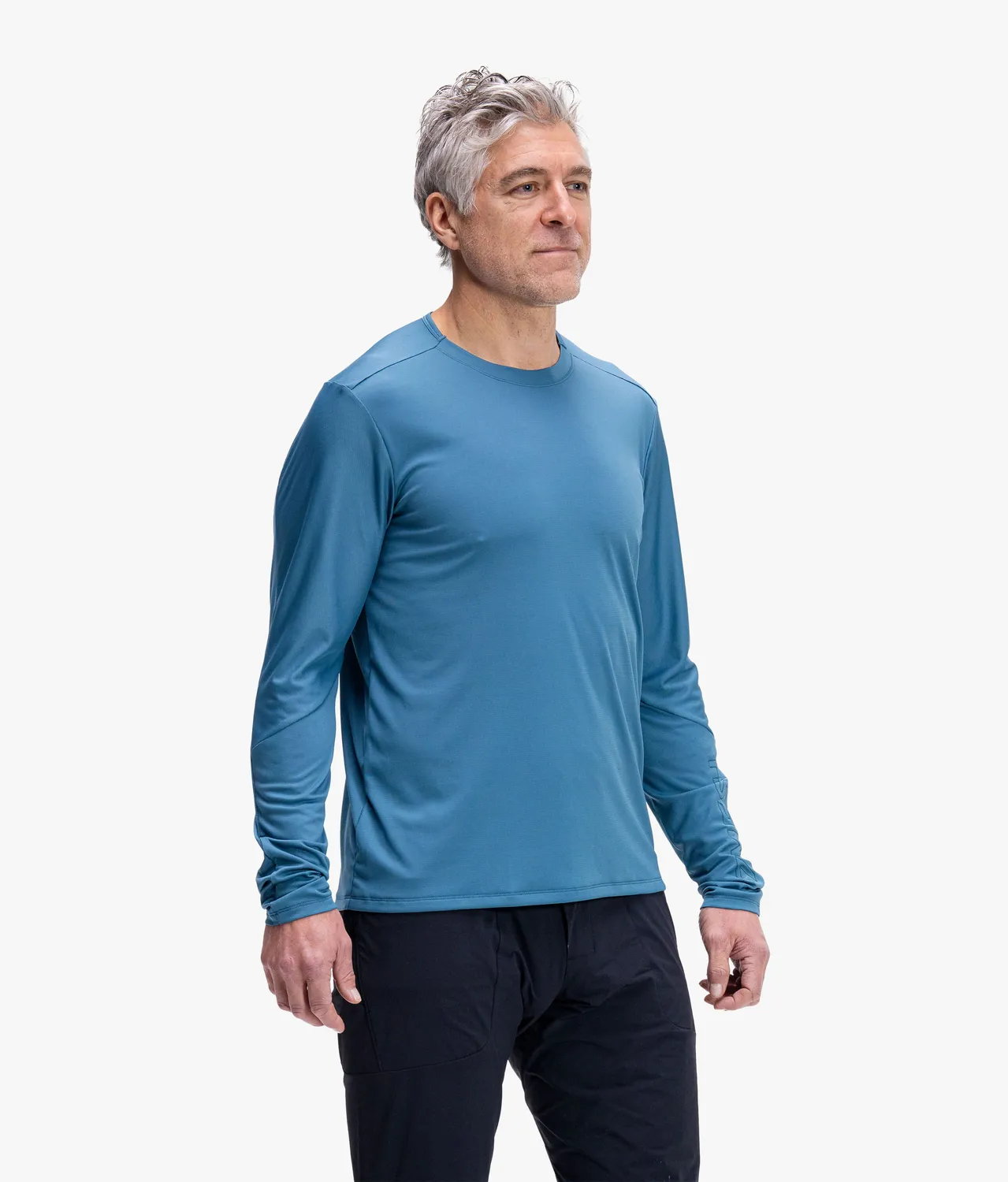 7MESH Roam Long Sleeve tröja Lake Blue lätt