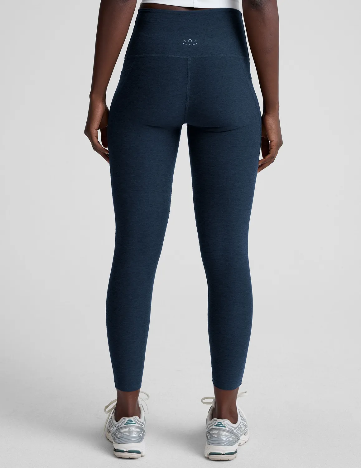 Beyond Yoga Spacedye Out Of Pocket Midi Legging träningstights mörkblå ficka