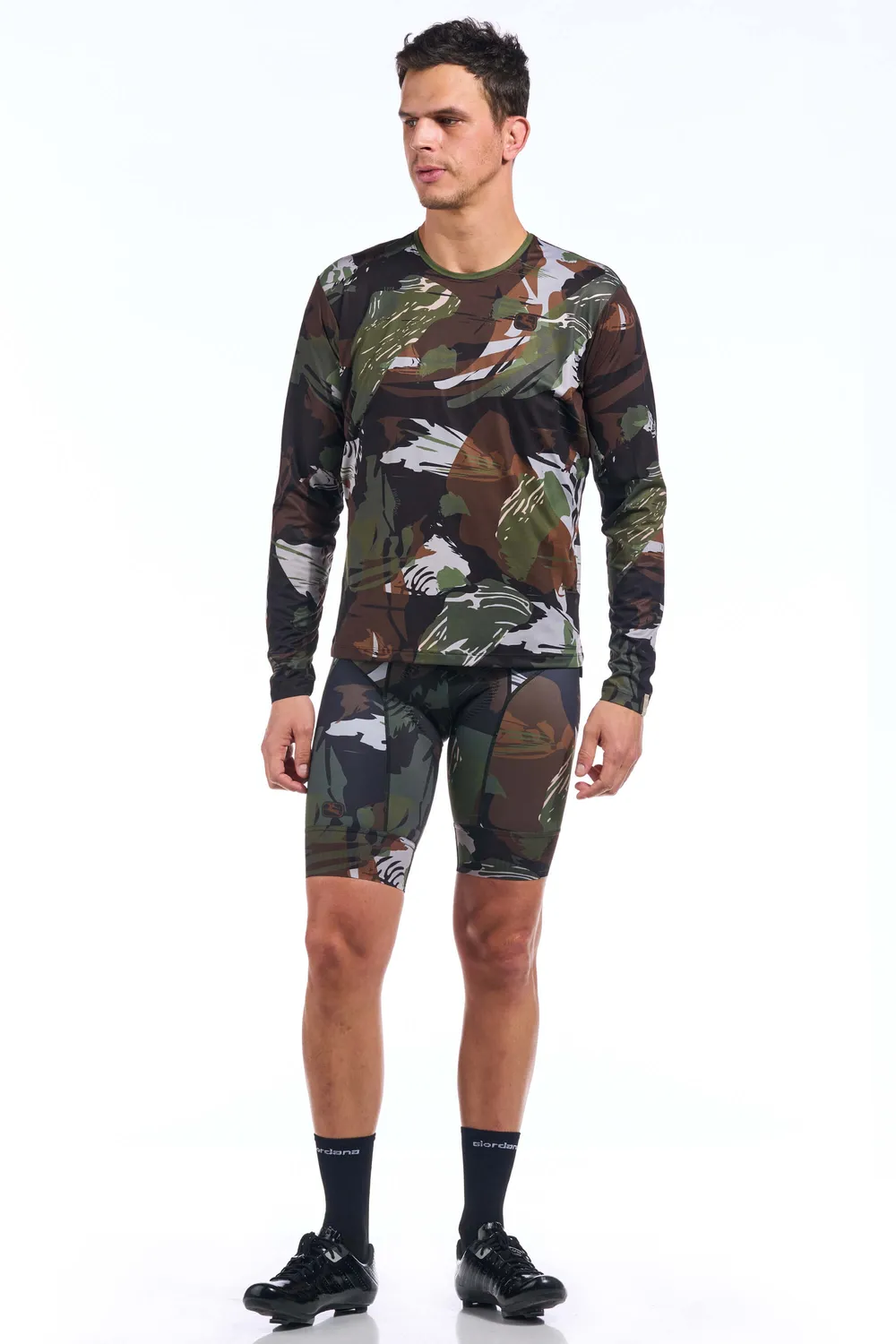 Giordana Brush Camo långärmad graveltröja herr